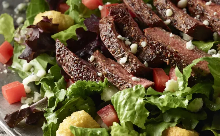 longhorn 7 pepper sirloin salad