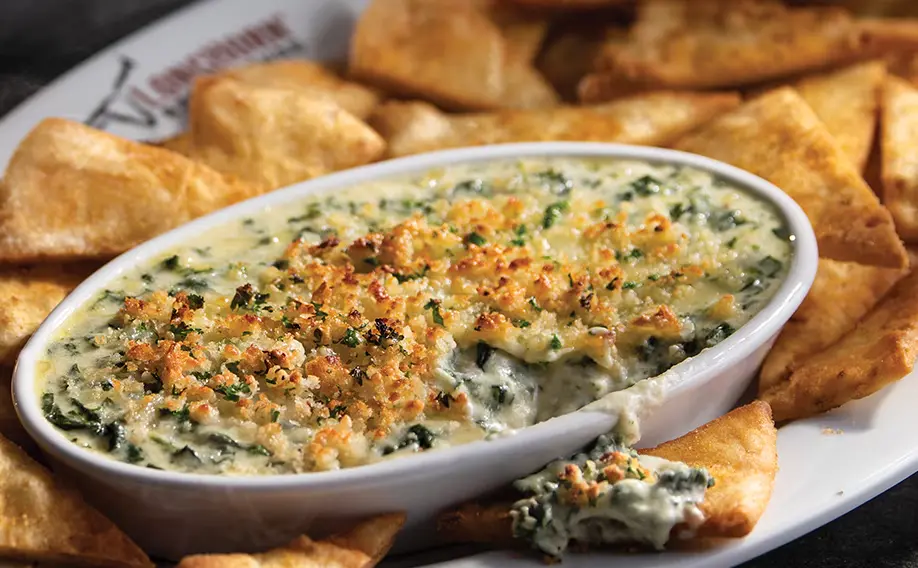 Parmesan Crusted Spinach Dip
