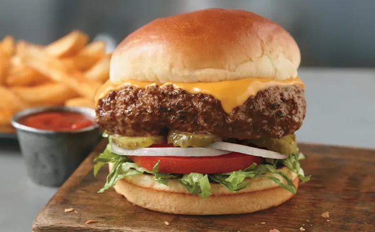 half pound steakhouse cheese burger