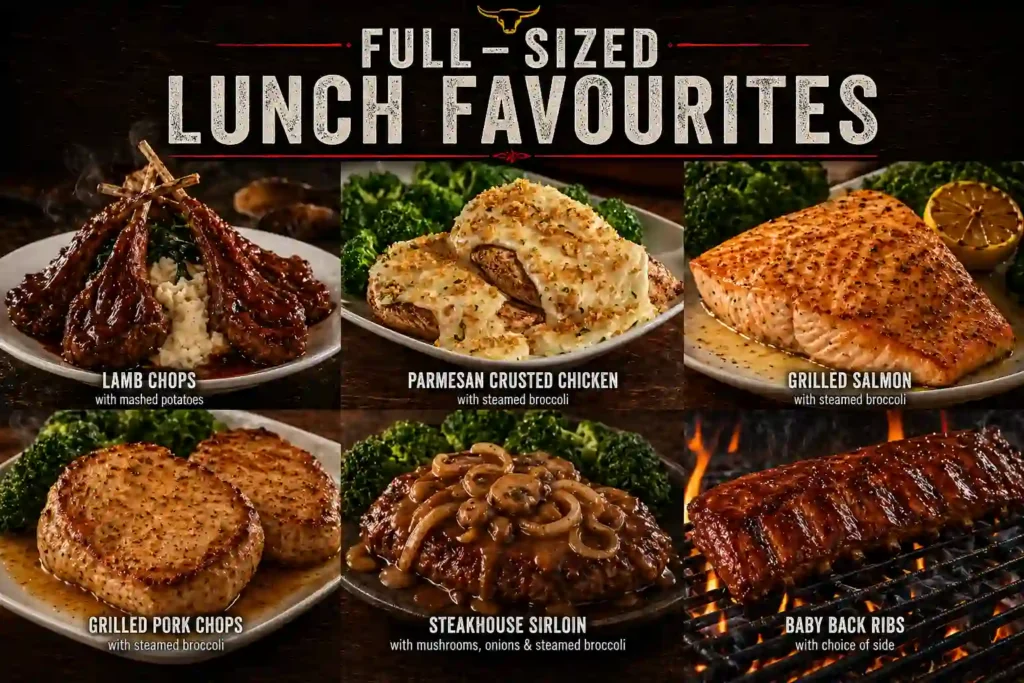 longhorn lunch menu 7 full suzed lunch favorites at longhorn steakhouse