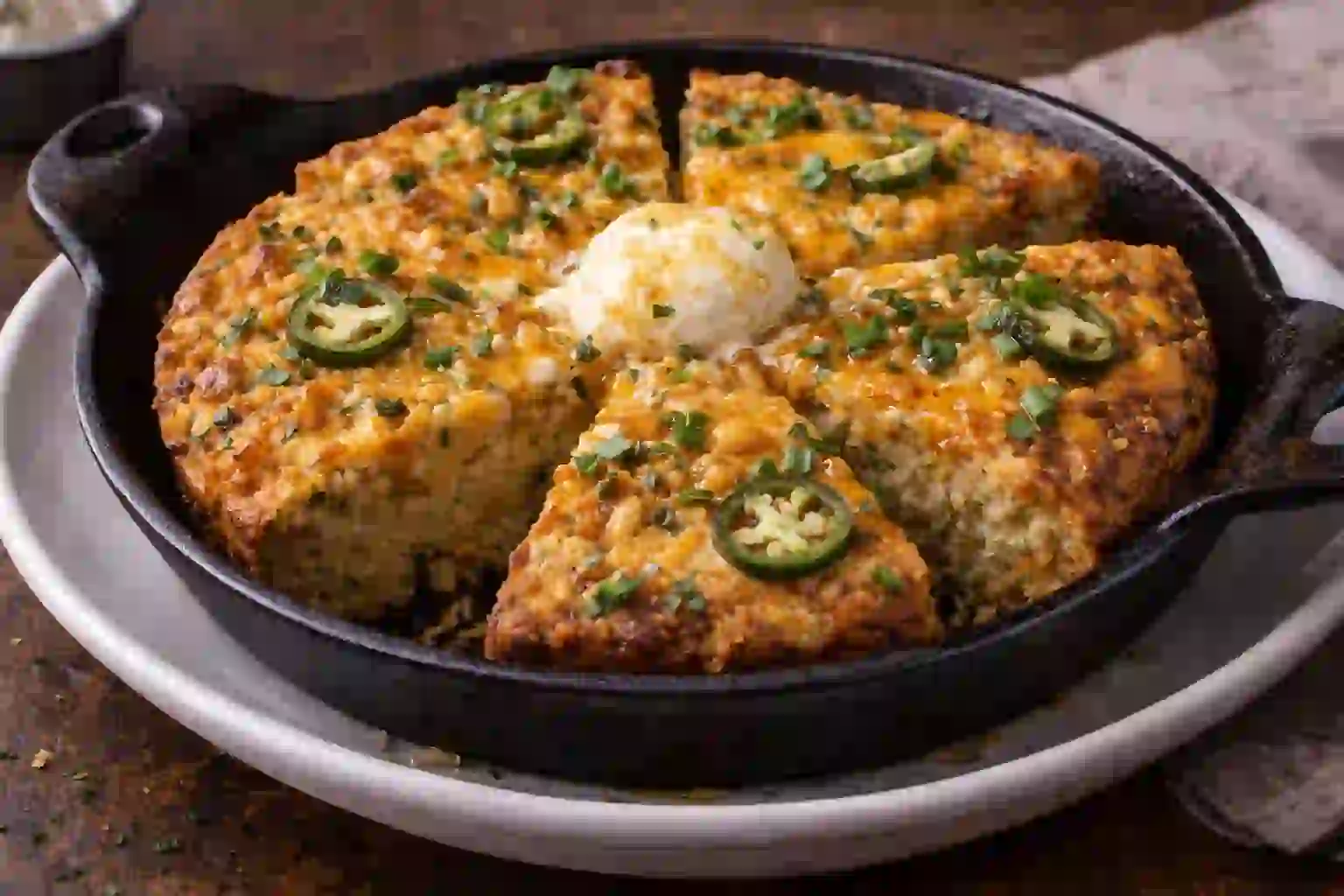 Jalapeño Cheddar Cornbread
