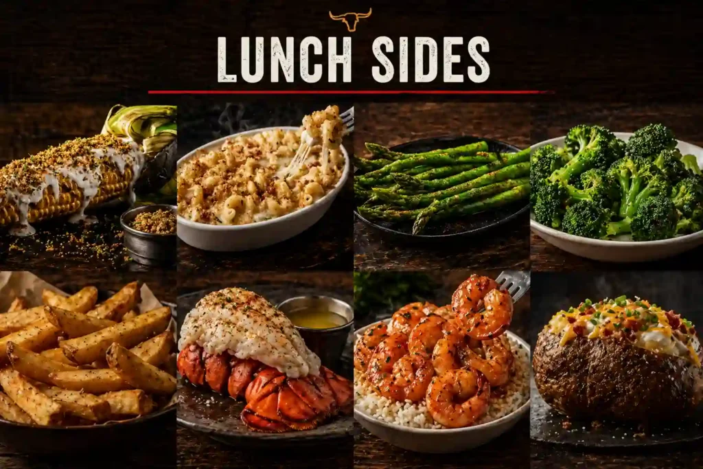 longhorn lunch menu 32 lunch sides at steakhouse