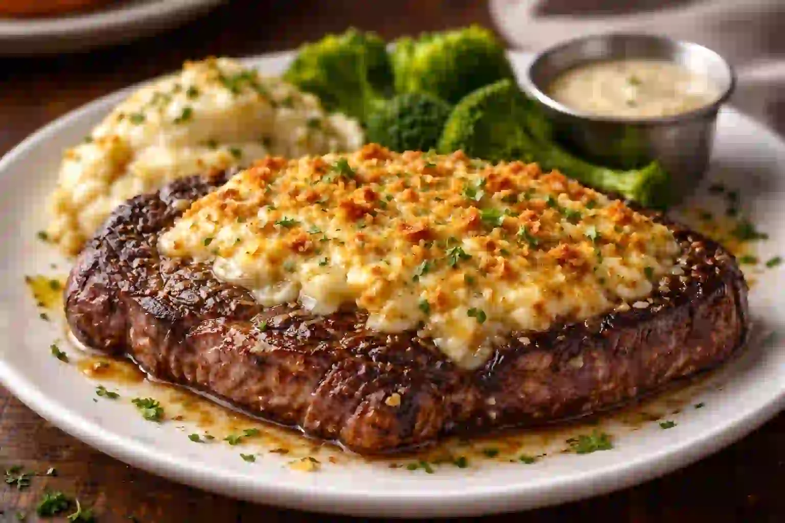 parmesan crusted ribeye