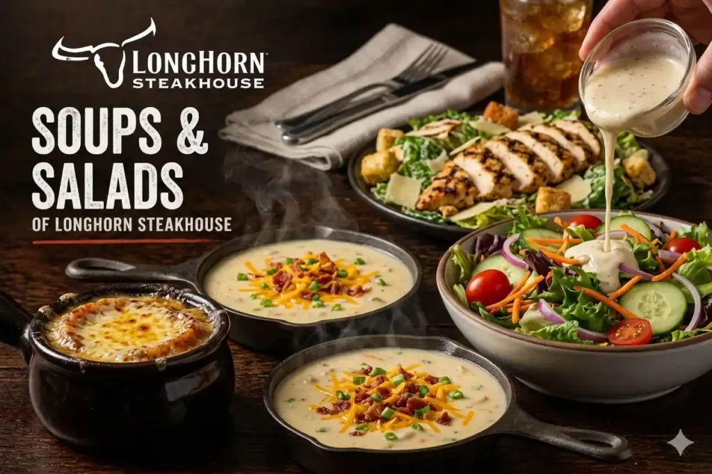 soups and salads of longhorn steakhouse
