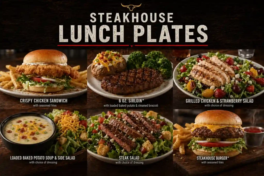 longhorn lunch menu 1 steakhouse lunch plates