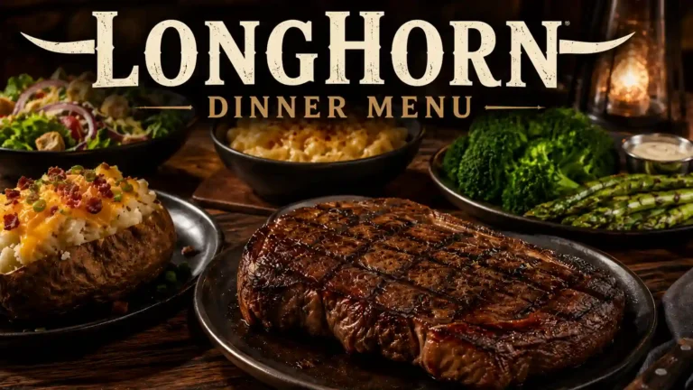 longhorn dinner menu